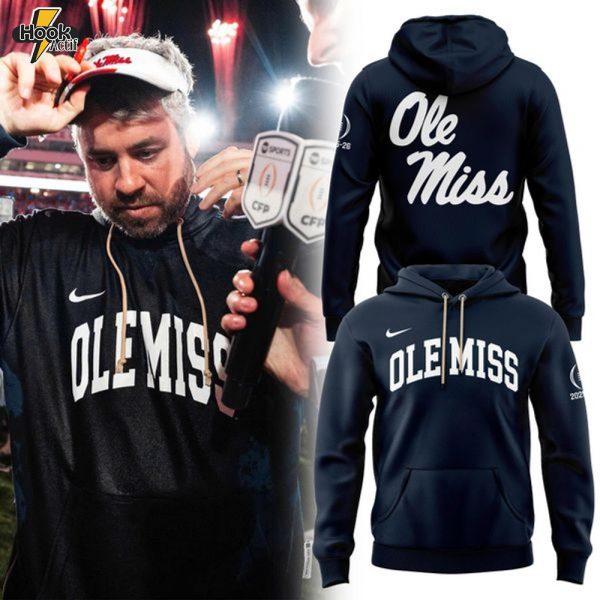 Ole Miss Rebels Football Coach Stephen Thomas Golding Hoodie