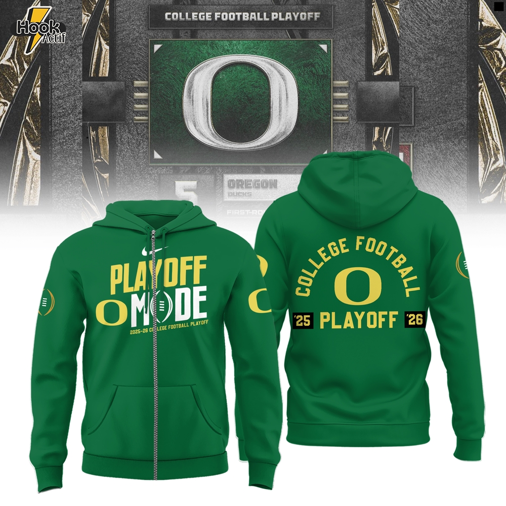 Oregon Ducks 2025-26 College Football Playoff Limited Edition Hoodie Oregon Ducks 2025-26 College Football Playoff Limited Edition Hoodie
