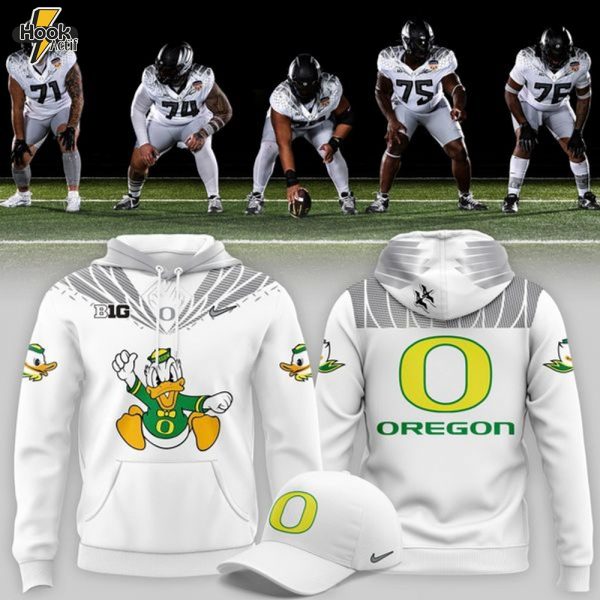 Oregon Ducks Football Quarterfinals Uniform Combo Hoodie