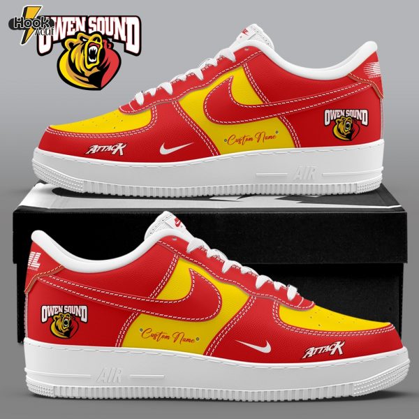 Owen Sound Attack Custom Name Shoes AF