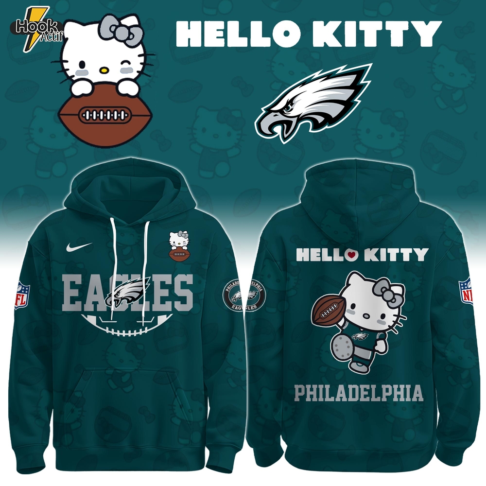 PHI Eagles Special Hello Kitty Limited Edition Hoodie PHI Eagles Special Hello Kitty Limited Edition Hoodie