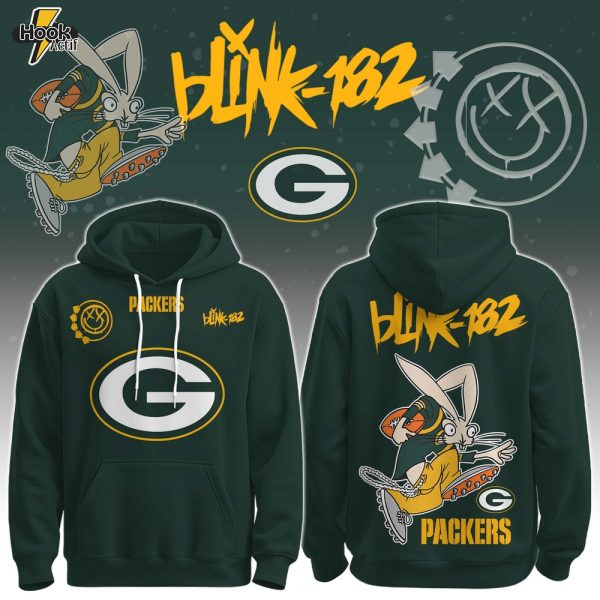 Packers x Blink-182 Pop-Punk Football Hoodie