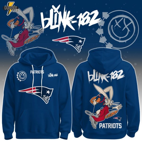 Patriots x Blink-182 Pop-Punk Football Hoodie