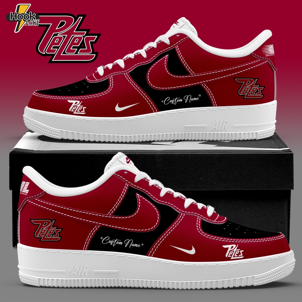 Peterborough Petes Custom Name Shoes AF Peterborough Petes Custom Name Shoes AF