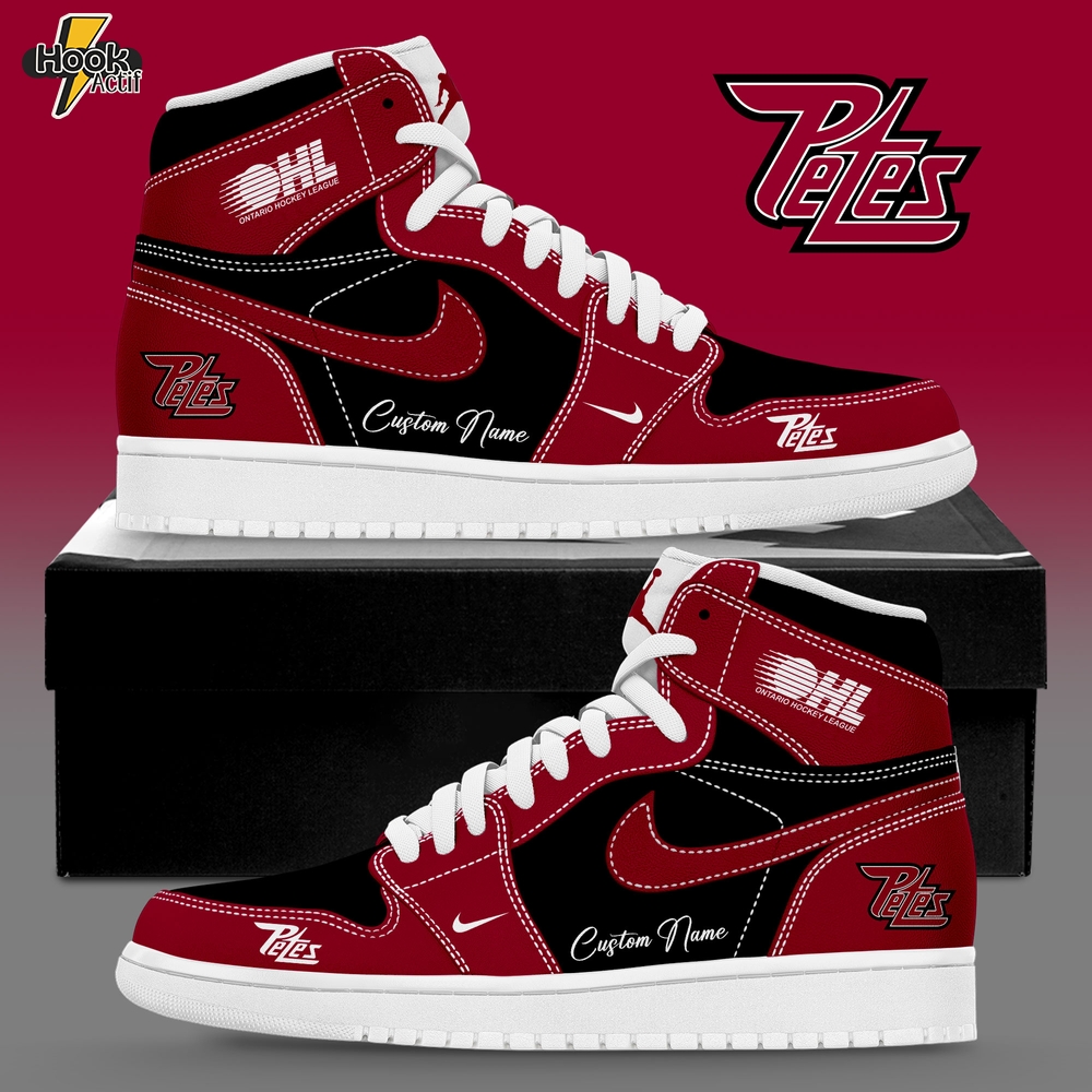 Peterborough Petes Custom Name Shoes JD Peterborough Petes Custom Name Shoes JD