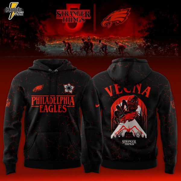 Philadelphia Eagles NFL x Stranger Things Limited Hoodie