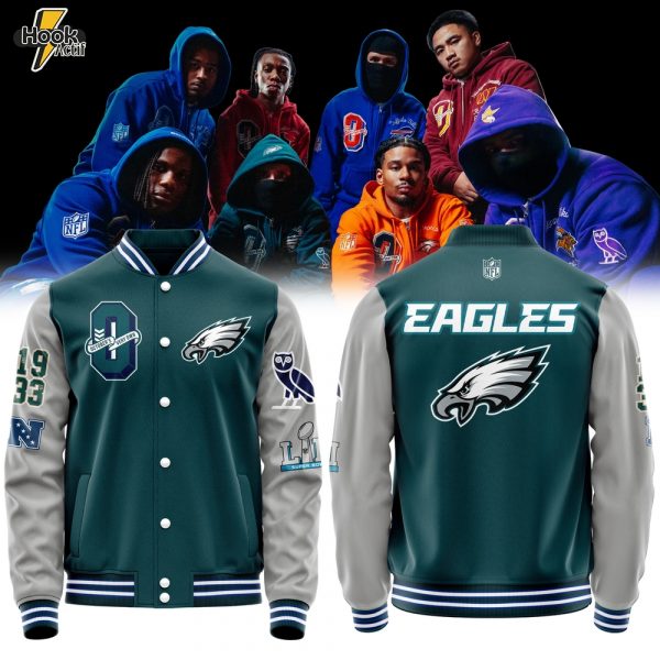 Philadelphia Eagles X OVO Exclusive Varsity Jacket