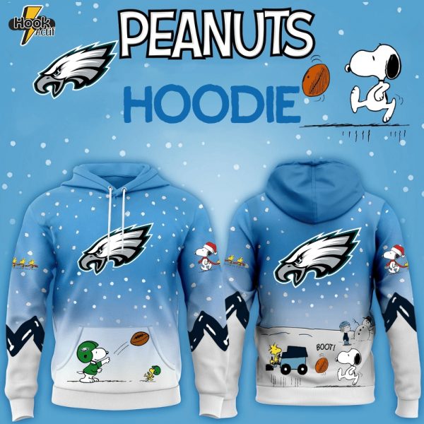 Philadelphia Eagles x Peanuts Hoodie Christmas Limited Edition-3D Unisex Hoodie
