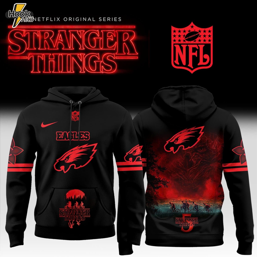Philadelphia Eagles x Stranger Things Hoodie – Hoodie 2 Philadelphia Eagles x Stranger Things Hoodie – Hoodie 2