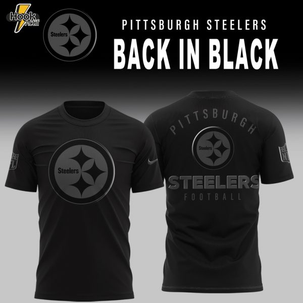 Pittsburgh Steelers 2025 Back In Black Limited Edition Shirt