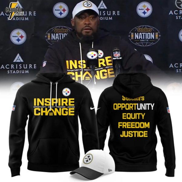Pittsburgh Steelers Nike Black 2025 NFL Inspire Change Hoodie