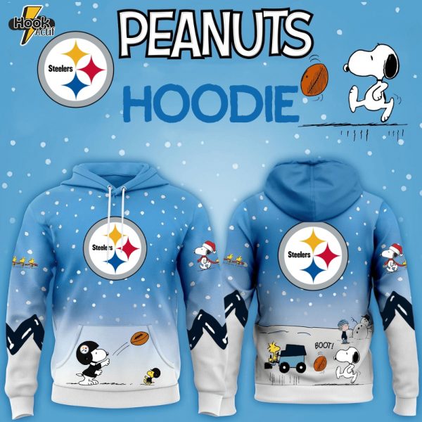 Pittsburgh Steelers x Peanuts Hoodie Christmas Limited Edition-3D Unisex Hoodie