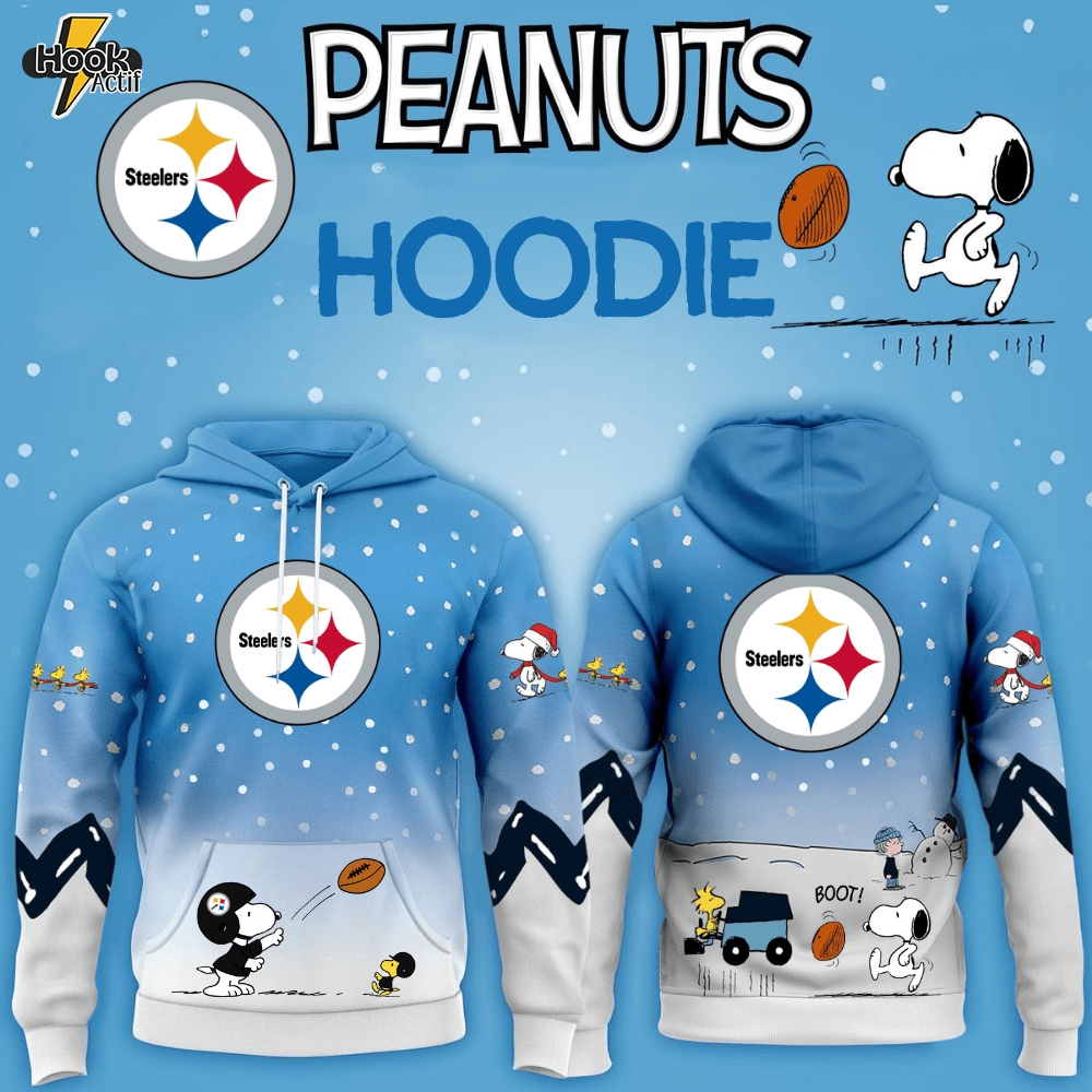 Pittsburgh Steelers x Peanuts Hoodie Christmas Limited Edition-3D Unisex Hoodie Pittsburgh Steelers x Peanuts Hoodie Christmas Limited Edition-3D Unisex Hoodie