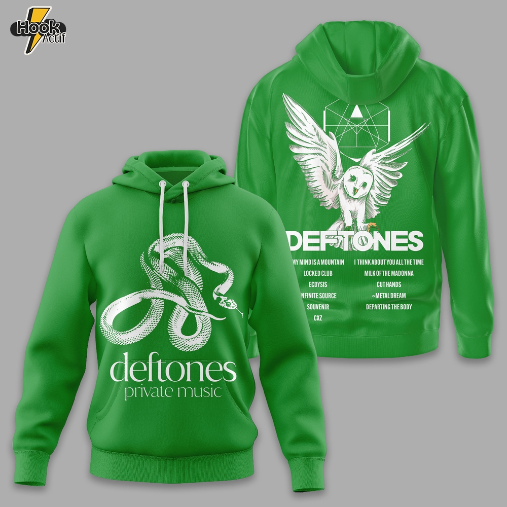 Premium Deftones private Music 3D Hoodie Premium Deftones private Music 3D Hoodie