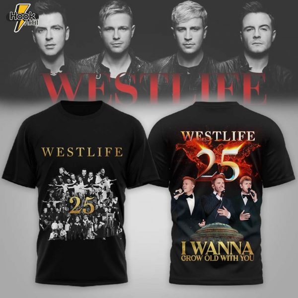 Premium Westlife 25th Anniversary 3D Shirt MM