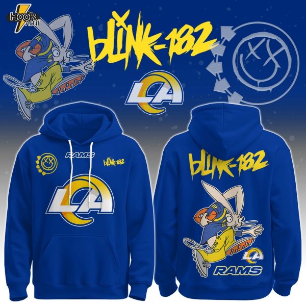 Rams x Blink-182 Pop-Punk Football Hoodie