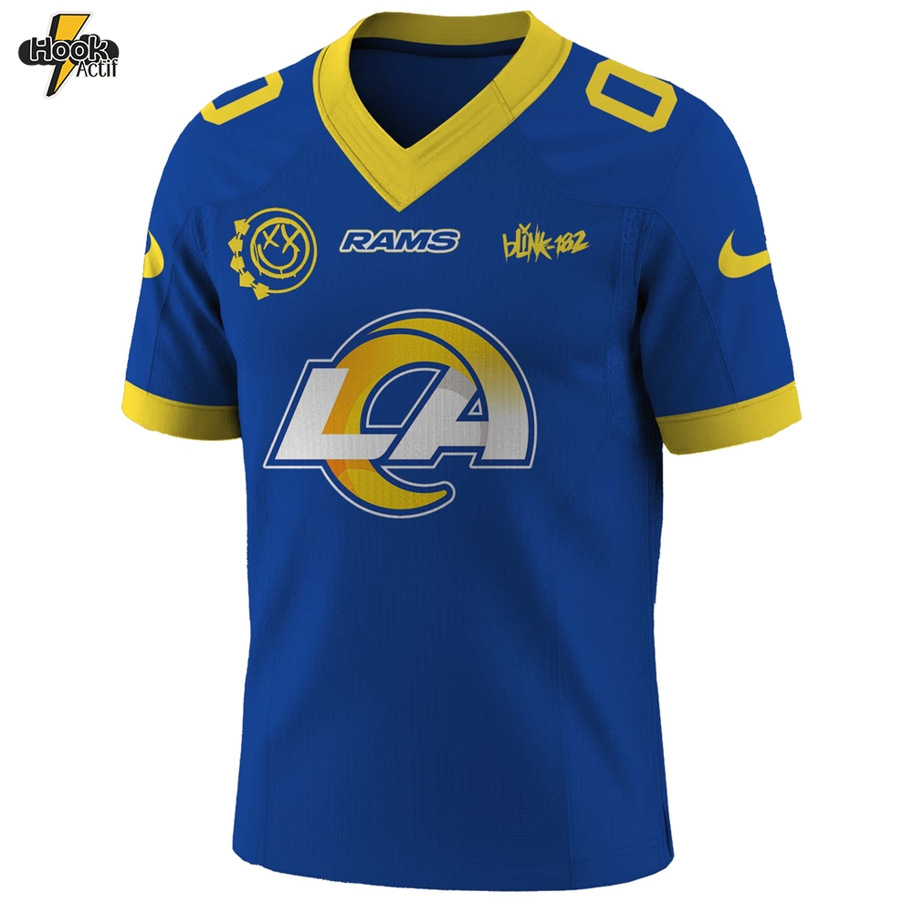 Rams x Blink-182 Pop-Punk Football Jersey Rams x Blink-182 Pop-Punk Football Jersey
