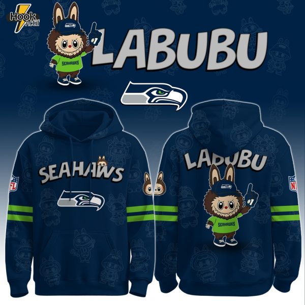 S Seahawks x Labubu Limited Edition Hoodie | Cutest Drop of the Year
