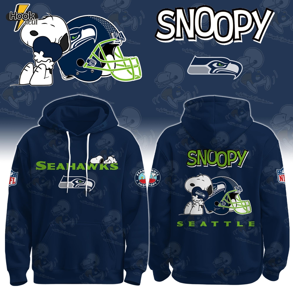 S Seahawks x Snoopy Hoodie Limited Edition + Selling Out Fast S Seahawks x Snoopy Hoodie Limited Edition + Selling Out Fast