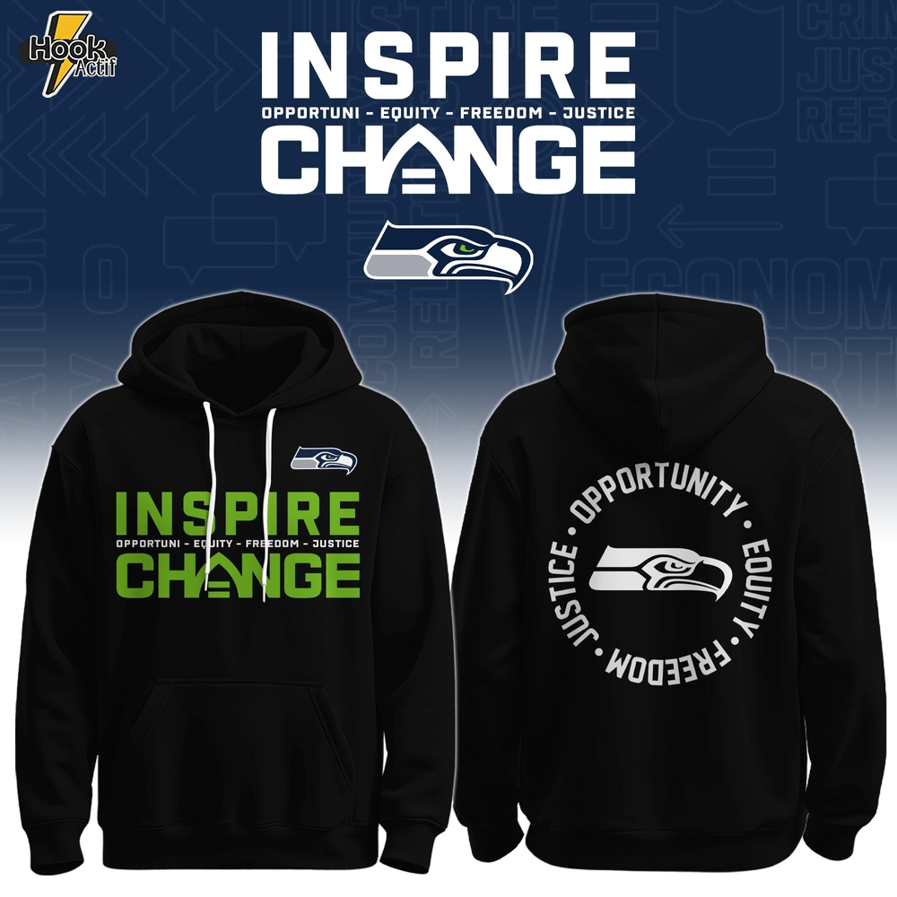 SEA Seahawks Special Inspire Change Limited Edition Hoodie SEA Seahawks Special Inspire Change Limited Edition Hoodie