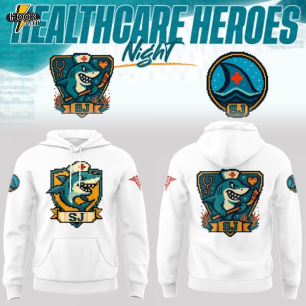 San Jose Sharks Healthcare Heroes Limited Edition Hoodie - White