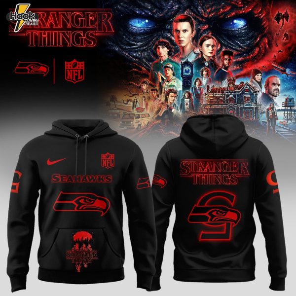 Seattle Seahawks NFL x Stranger Things Hoodie