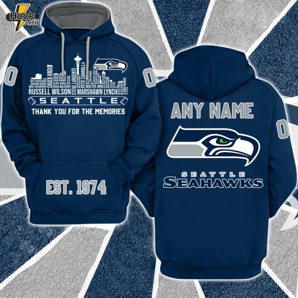 Seattle Seahawks x Legend City Football Hoodie Limited Edition-3D Unisex Hoodie