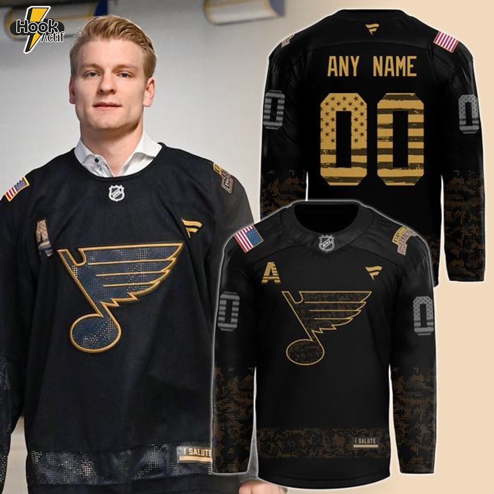 St. Louis Blues Fanatics Camo 2024 Salute to Service jersey St. Louis Blues Fanatics Camo 2024 Salute to Service jersey