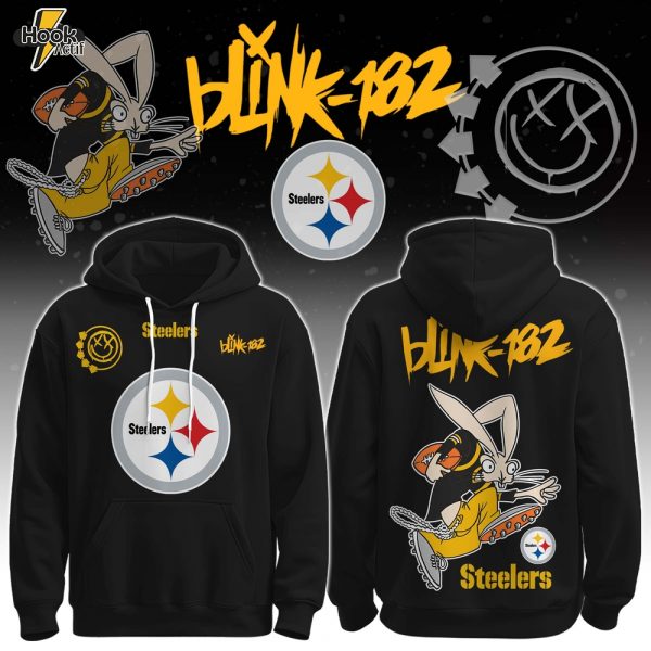 Steelers x Blink-182 Pop-Punk Football Hoodie