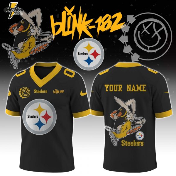 Steelers x Blink-182 Pop-Punk Football Jersey