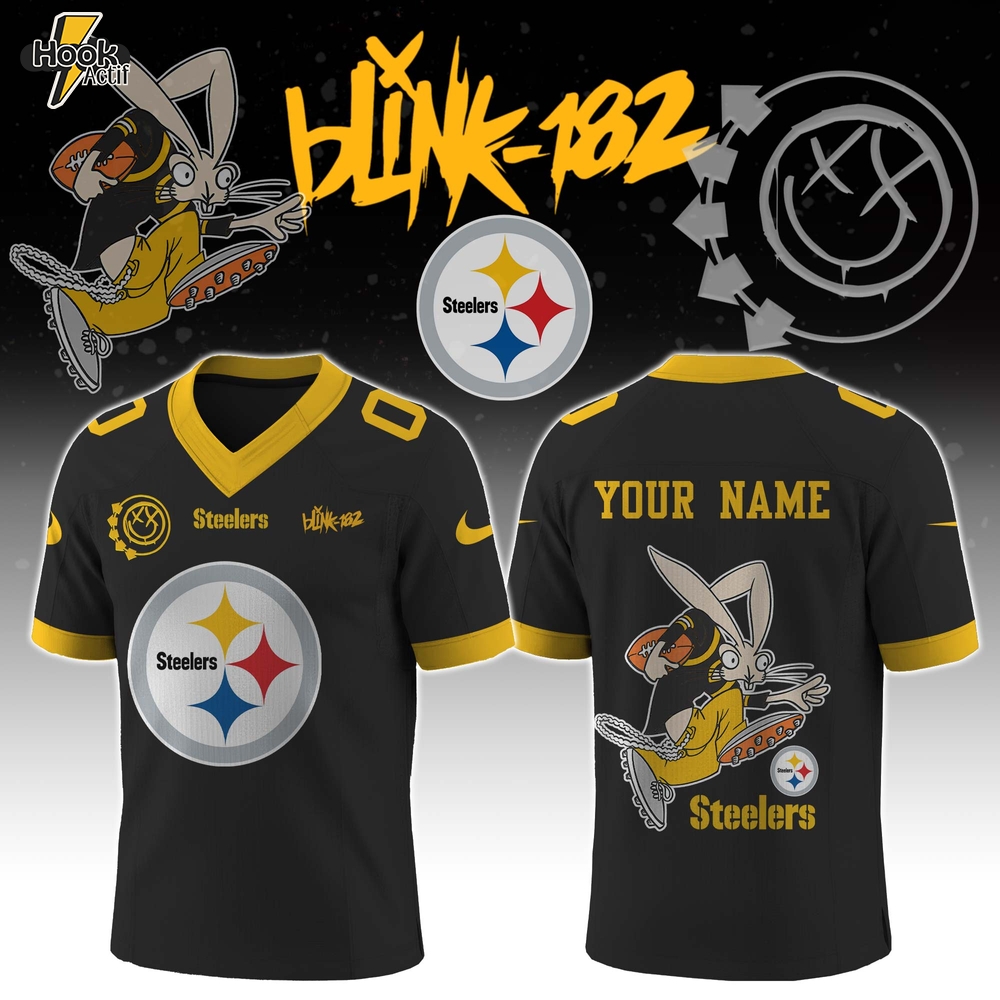 Steelers x Blink-182 Pop-Punk Football Jersey Steelers x Blink-182 Pop-Punk Football Jersey