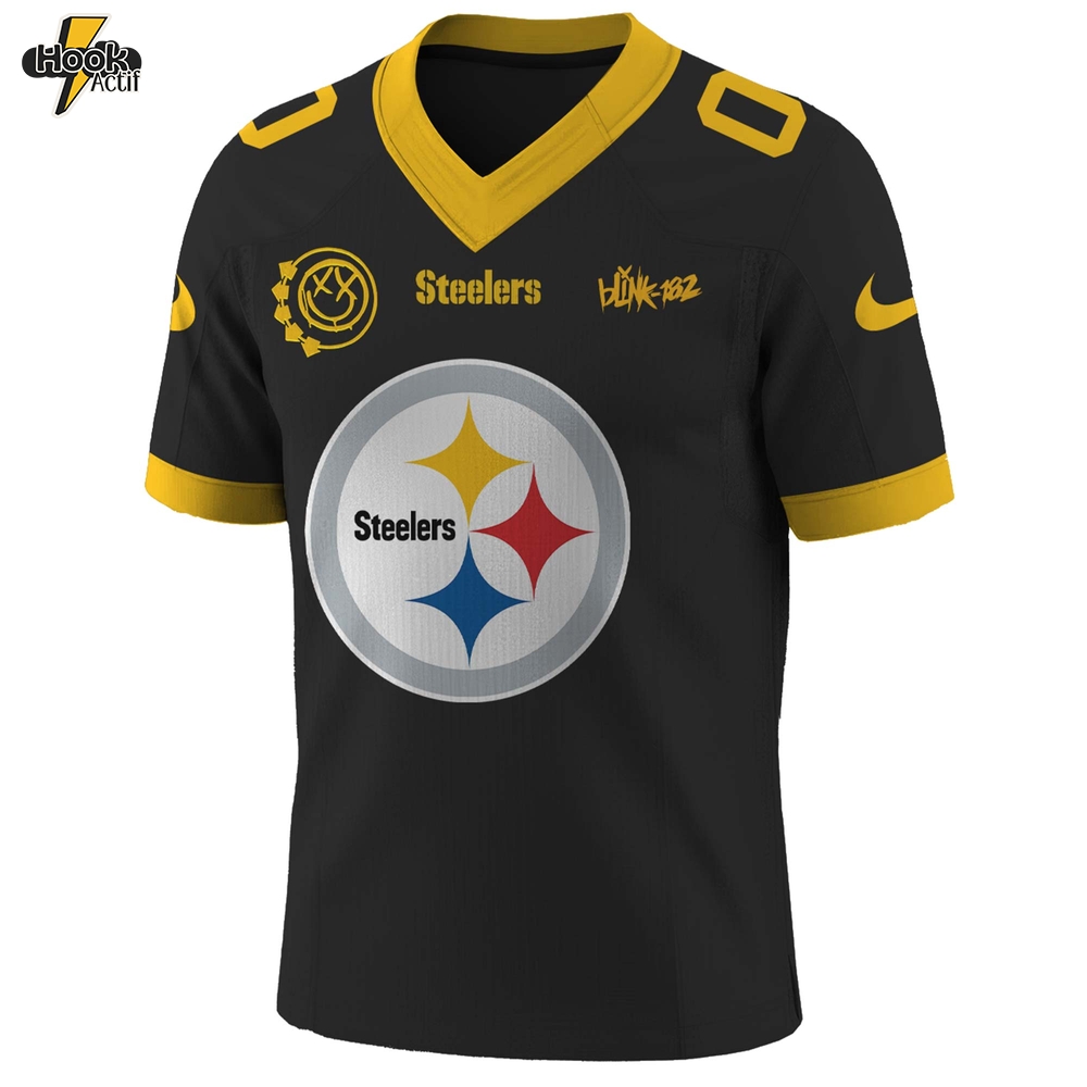 Steelers x Blink-182 Pop-Punk Football Jersey Steelers x Blink-182 Pop-Punk Football Jersey