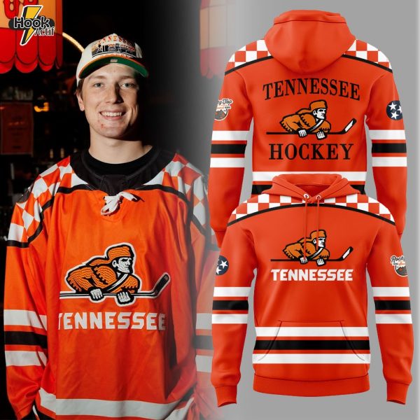 Tennessee Ice Hockey Chuck-A-Puck Uniform Combo V2 Hoodie