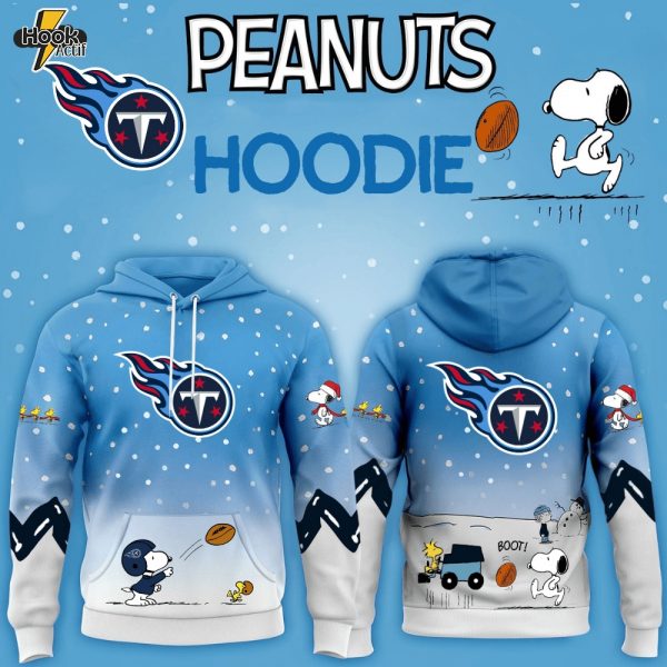 Tennessee Titans x Peanuts Hoodie Christmas Limited Edition-3D Unisex Hoodie