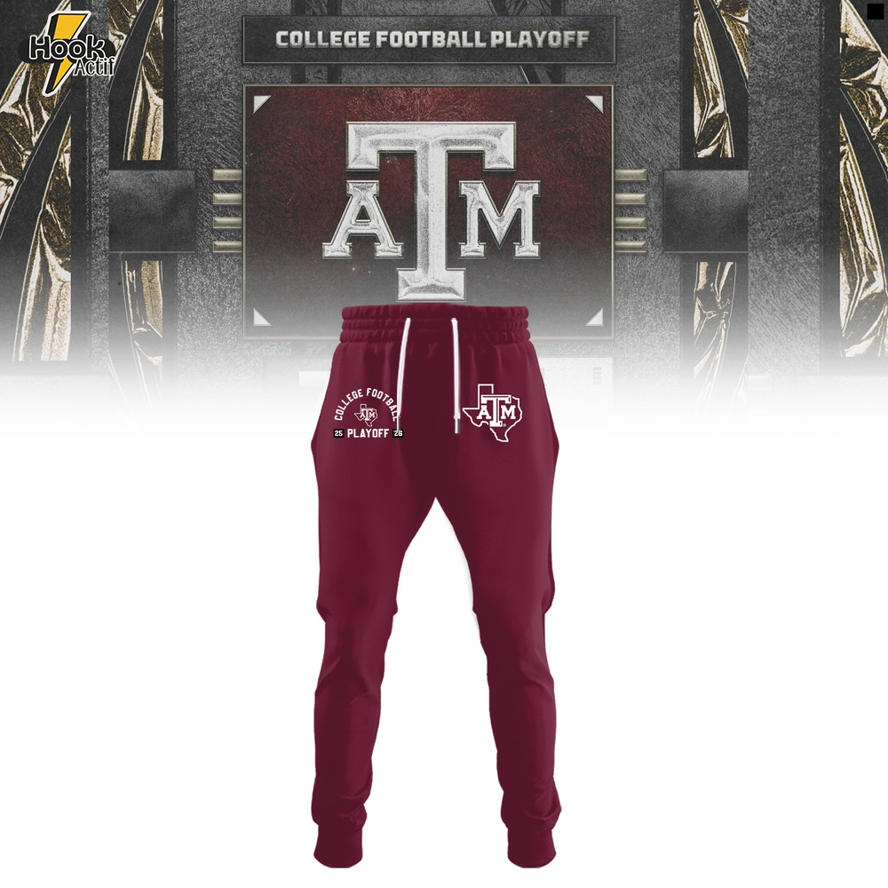Texas A&M Aggies 2025-26 College Football Playoff Limited Edition Hoodie Texas A&M Aggies 2025-26 College Football Playoff Limited Edition Hoodie