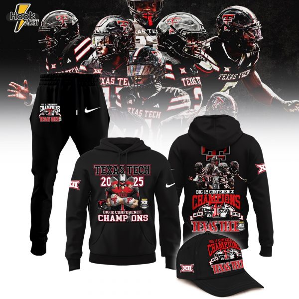 Texas Tech Red Raiders – 2025 CHAMPIONS Big12 Football Special Limited Edition Combo