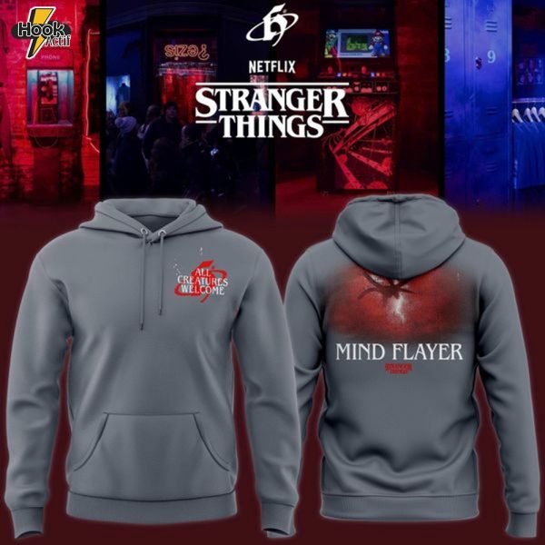 The Home Grown x Stranger Things collection Hoodie