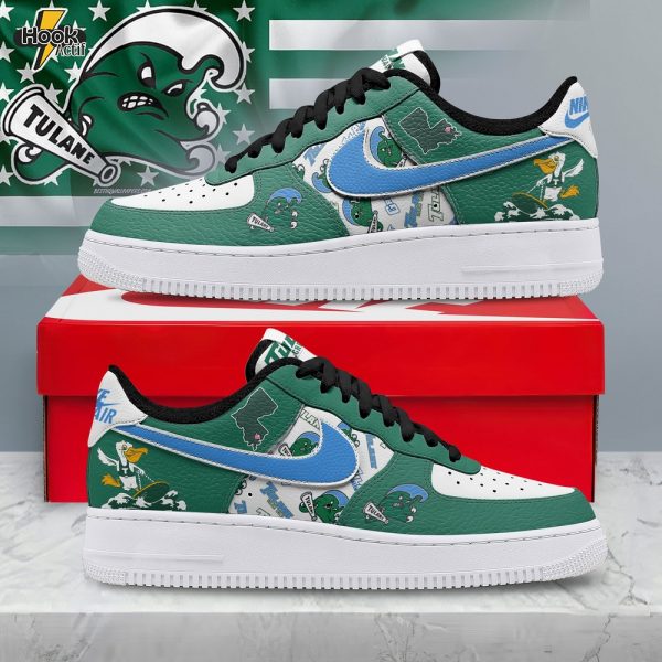 Tulane Green Wave | Premium NCAA AF1 Shoes TD