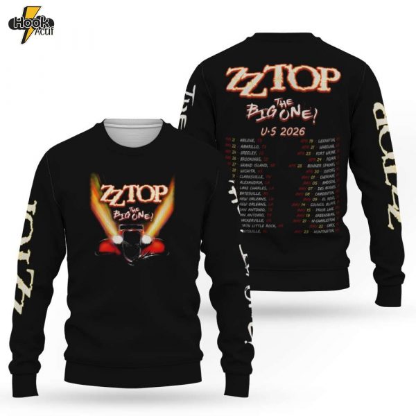 US 2026 - The Big One Tour ZZ Top-3D Sweatshirt