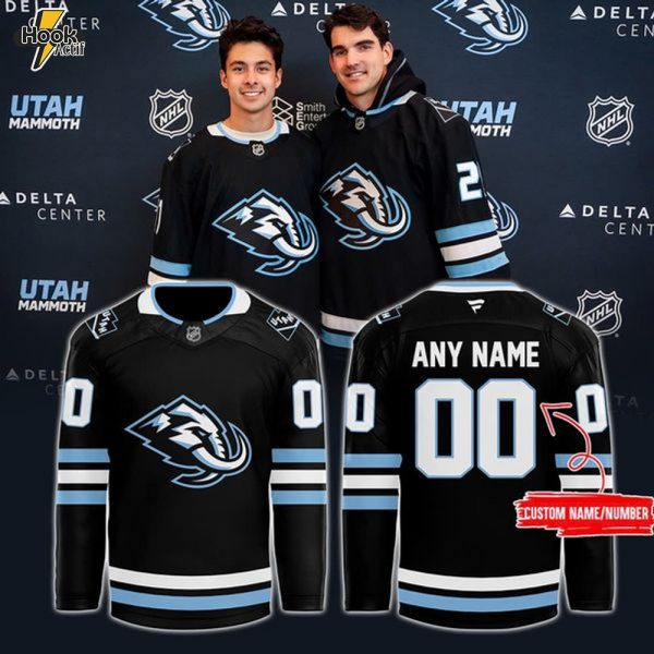 Utah Mammoth 2025 New Edition Black Hockey Jersey
