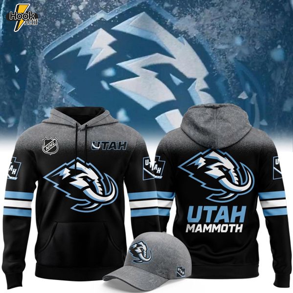 Utah Mammoth 2025-2026 Rivalries Cold Front Hoodie (Black) Utah Mammoth 2025-2026 Rivalries Cold Front Hoodie (Black)