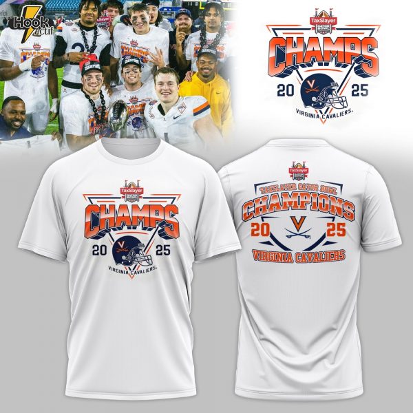 Virginia Cavaliers 2025 Gator Bowl Champions TShirt