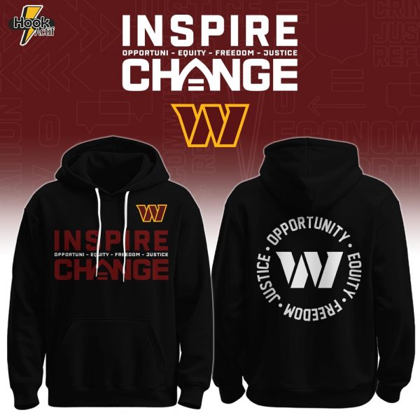 WAS Commanders Special Inspire Change Limited Edition Hoodie