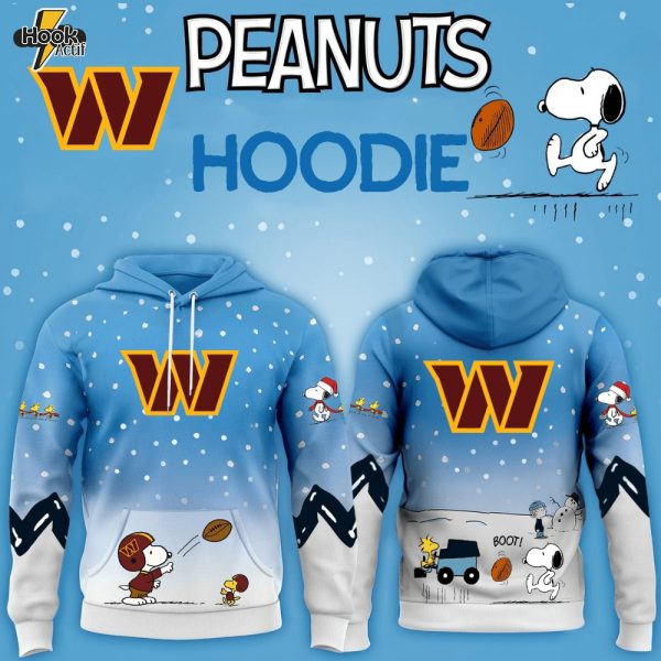 Washington Commanders x Peanuts Hoodie Christmas Limited Edition-3D Unisex Hoodie