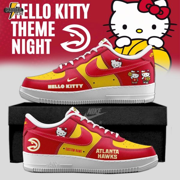 Atlanta Hawks x Hello Kitty Night 2026 Special Edition AF1 Sneakers