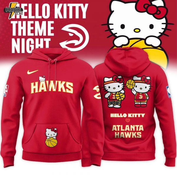 Atlanta Hawks x Hello Kitty Night 2026 Special Edition Hoodie