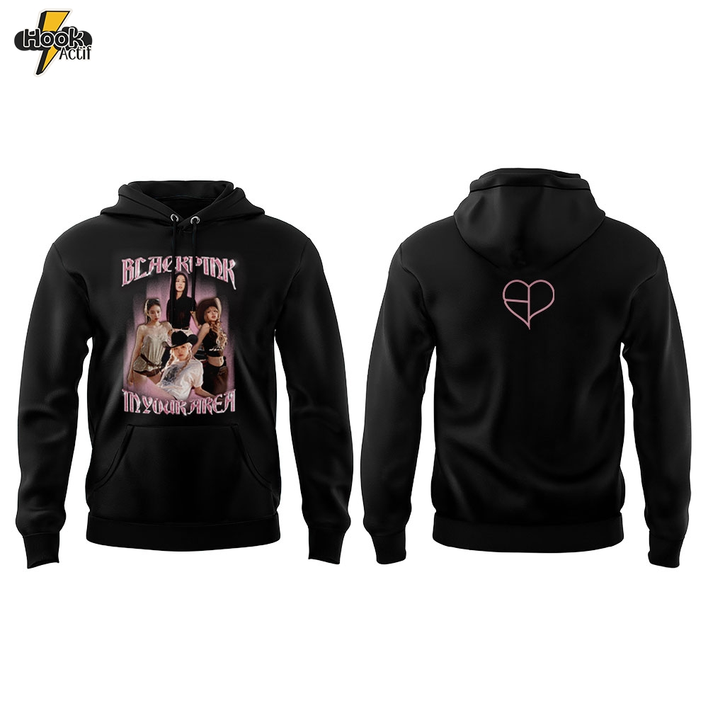 BLACKPINK JUMP POP-UP COLLECTION Combo Black V2 Hoodie BLACKPINK JUMP POP-UP COLLECTION Combo Black V2 Hoodie
