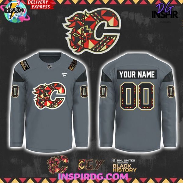 Calgary Flames Black History Month 2025 Hockey Jersey