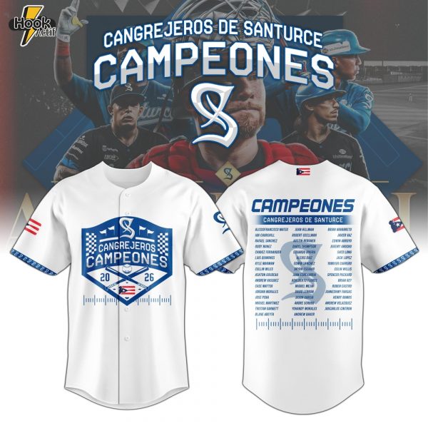 Cangrejeros Special “Campeón de la LBPRC” 2026 Limited Edition Jersey - White