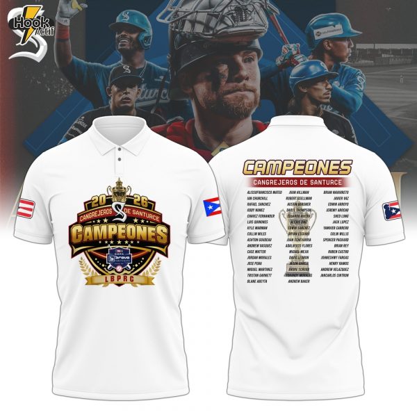 Cangrejeros Special “Campeón de la LBPRC” 2026 Limited Edition Polo V1